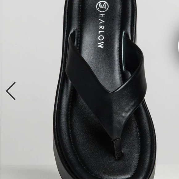 Harlow Vegan Leather Platform Sandals - Picture 7 of 7